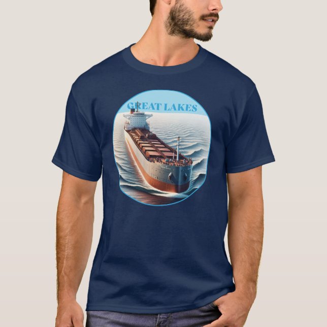 Great Lakes Ore Freighter T-Shirt (Vorderseite)