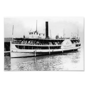 Great Lakes-Passagierschiff R.B. Hayes Fotodruck
