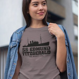 Great Lakes Schiff T-Shirt, SS Edmund Fitzgerald G Tri-Blend Shirt