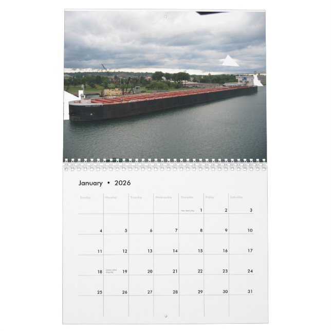 Great Lakes Schiffs-Kalender Kalender (Jan 2026)