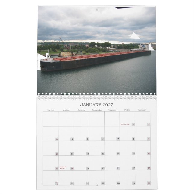 Great Lakes Schiffs-Kalender Kalender (Jan 2027)