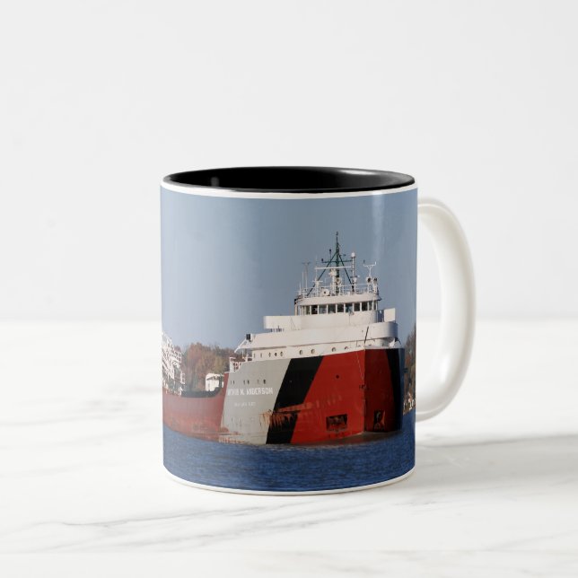 Great Lakes Ship Arthur M. Anderson Coffee Tasse (VorderseiteRechts)
