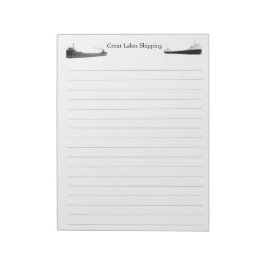 Great Lakes Shipping 8" x 11,5"notepad Notizblock