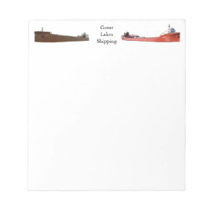 Great Lakes Shipping Interlake notepad Notizblock