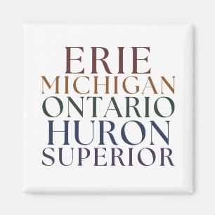 Great Lakes Staat Magnet Kleine Geschenk