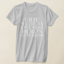 Great Lakes T-Shirt Michigan Seen T - Shirt