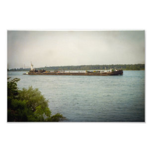 Great Lakes tug Christine and barge MEPCO 142 Fotodruck