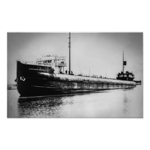 Great Lakes-Walfischdampfer Alexander McDougall Fotodruck