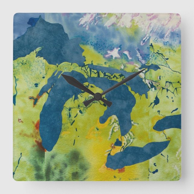 Great Lakes Wanduhr (Vorderseite)