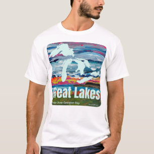 Great Lakes Wearable Art Sonnenaufgang über der Ge T-Shirt