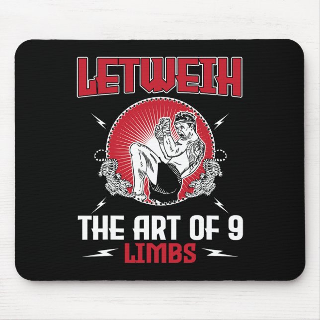 Great Lethwei Boxing Outfit Kick Mixed Martial Art Mousepad (Vorne)