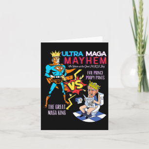 Great Maga King Donald Trump Biden Usa Ultra Maga Karte