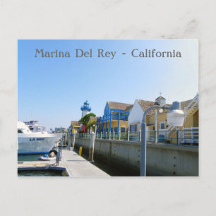 Great Marina del Rey Postcard! Postkarte