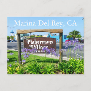 Great Marina del Rey Postcard! Postkarte
