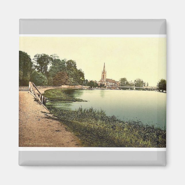 Great Marlow, London und Vororte, England Klassike Magnet (Vorne)