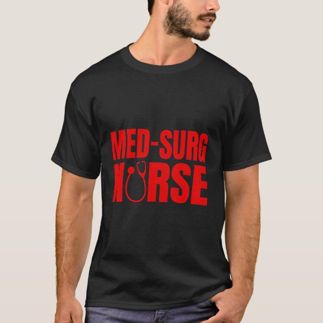 Great Med-Surg Nurse Rn Liebe Nursing Wear T-Shirt (Vorderseite)
