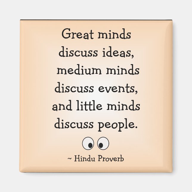 Great Minds Magnet (Vorne)