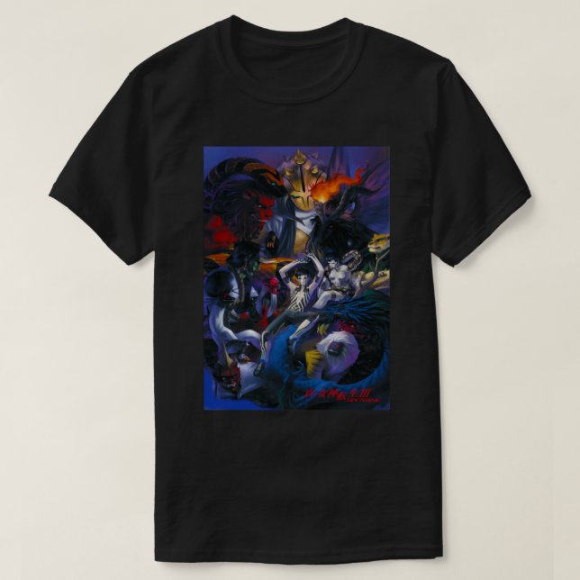Great Model Shin Megami Tensei 3 Nocturn Geschenk  T-Shirt (Design vorne)