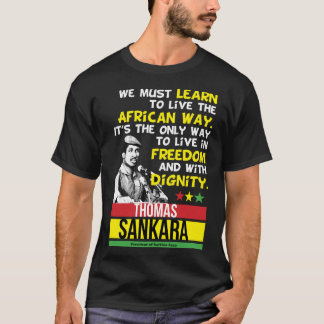 Great Model Thomas Africanist Sankara Gifts Movie T-Shirt