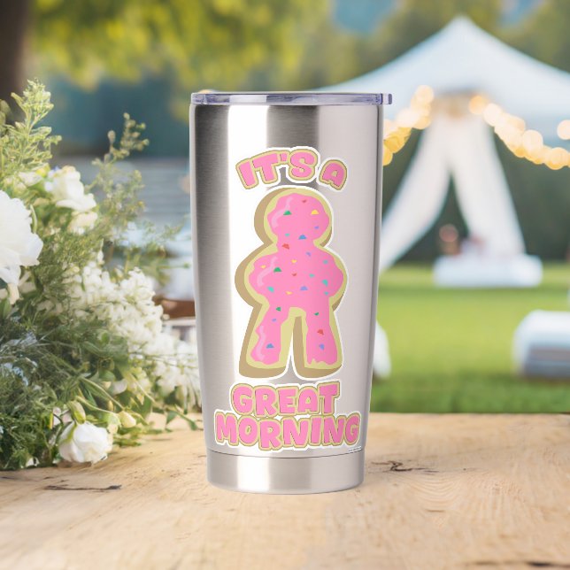 Great Morning Donut Meepe Brettspiel Kunst Thermobecher (Hochzeit)