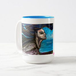 GREAT MOTHER MARCH Mermaid Mug Zweifarbige Tasse
