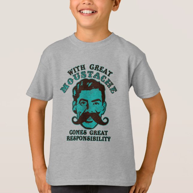 Great Mustache T-Shirt (Vorderseite)