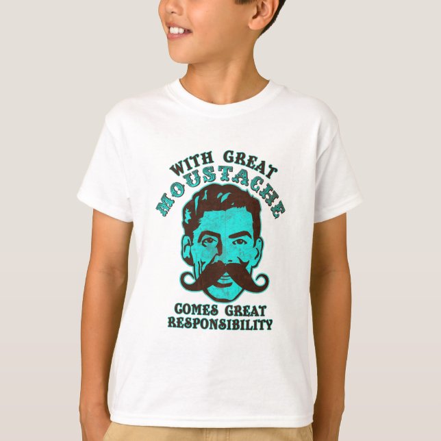 Great Mustache T-Shirt (Vorderseite)
