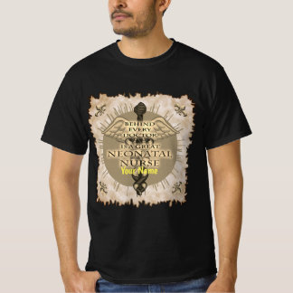 Great Neonatal Nurse Caduceus Custom Krankenschwes T-Shirt