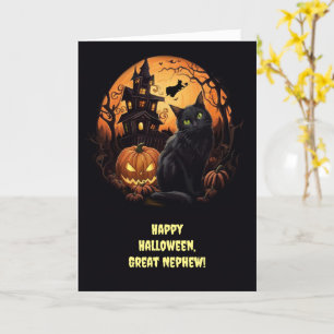 Great Nephew Happy Halloween mit Niedlichen Spuk Karte