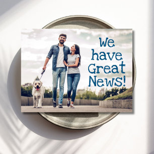Great News Foto Postkarte
