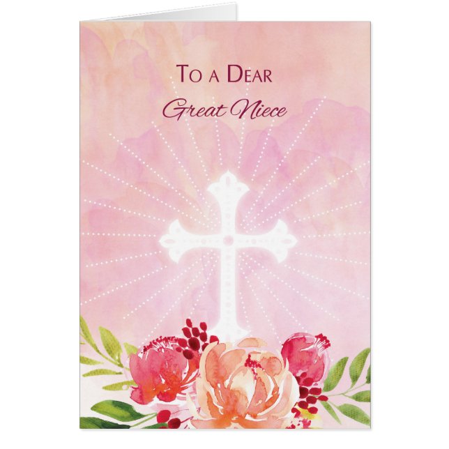 Great Niece Religious Ostersegmente Wasserfarbe (Vorne)