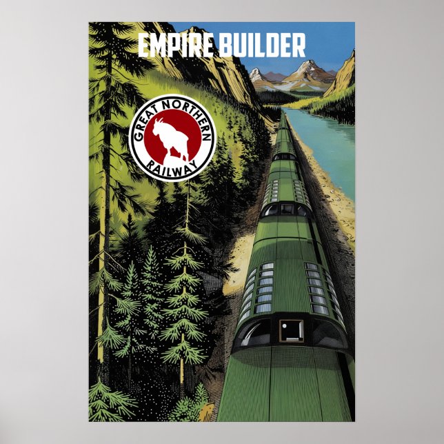 Great Northern Railway Plakat (Vorne)