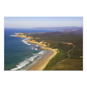 Great Ocean Road and Split Point Lighthouse, Fotodruck