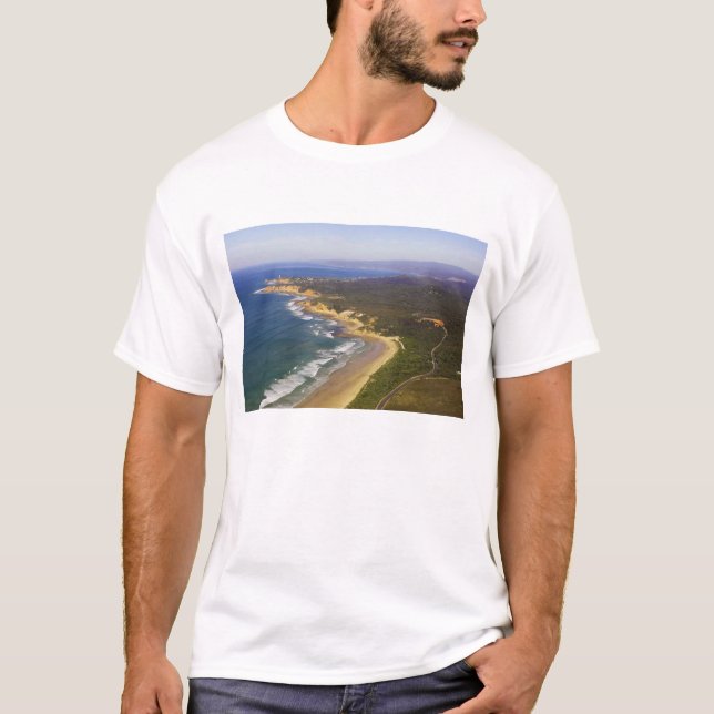 Great Ocean Road und Split Point Lighthouse, T-Shirt (Vorderseite)