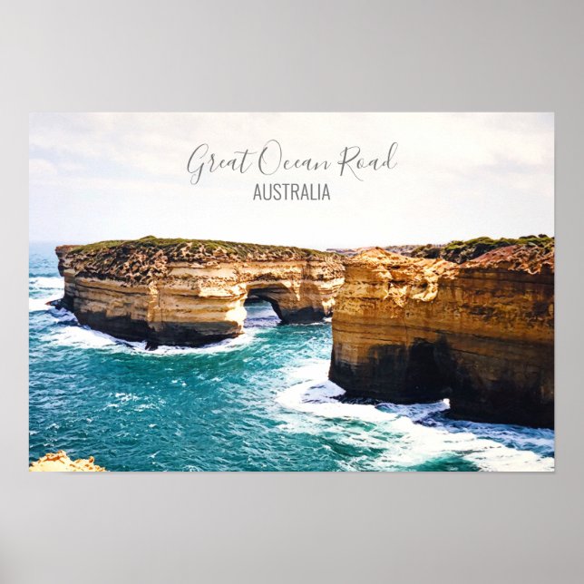 Great Ocean Road Victoria Australien Reise Poster (Vorne)