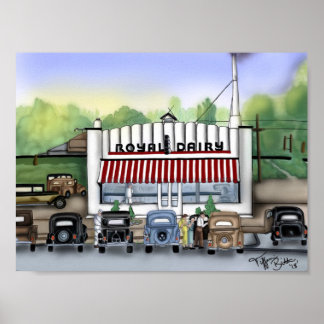 "Great Opa's Dairy & Ice Cream Shop" Poster