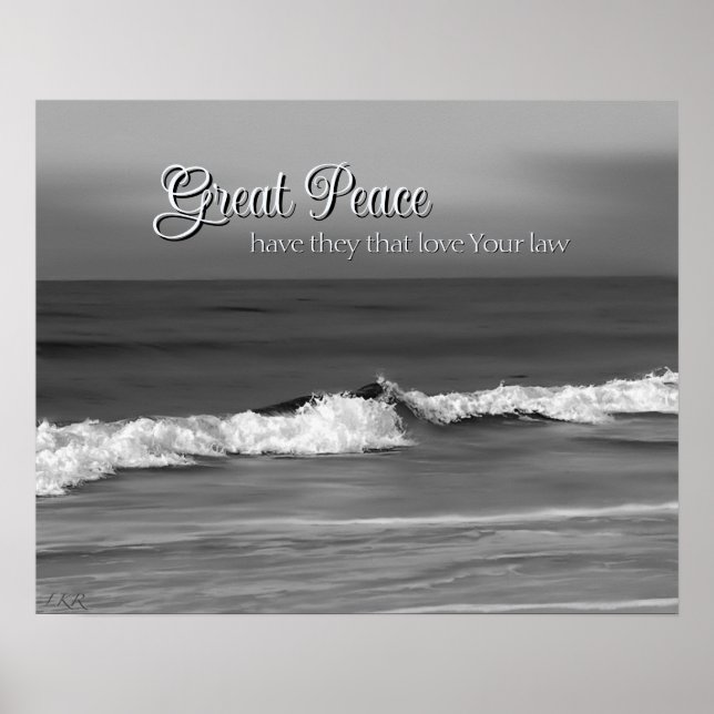 Great Peace That Love Your Law Oceanside Poster (Vorne)