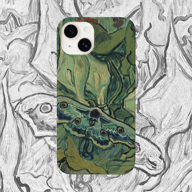 Great Peacock Moth by Vincent van Gogh Case-Mate iPhone Hülle (Von Creator hochgeladen)