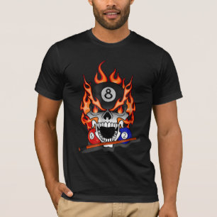 Great Pool Billiard Skull & Gift T-Shirt