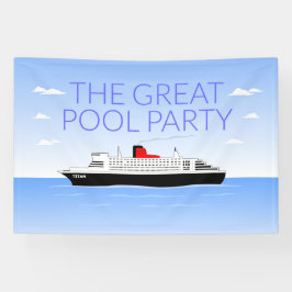 Great Pool Party Banner