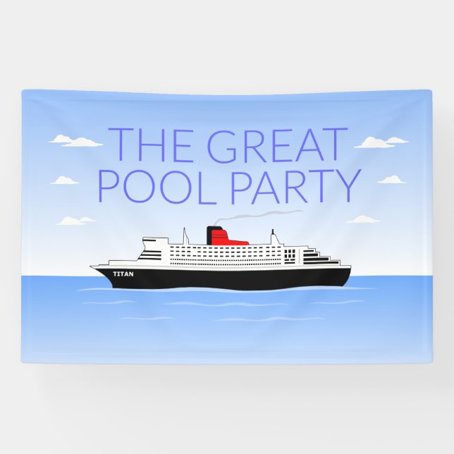 Great Pool Party Banner (Horizontal)
