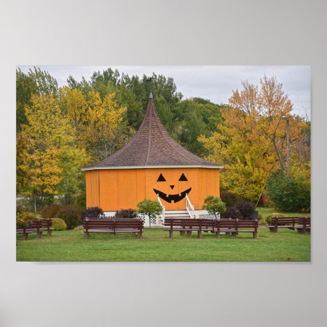 Great Pumpkin Gazebo, Newport, Vermont Poster (Vorne)