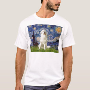 Great Pyrenäen 3 - Starry Night T-Shirt