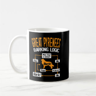 Great Pyrenäen Barking Logic Kaffeetasse