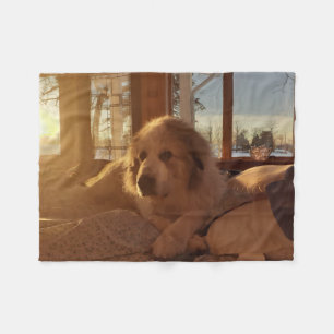 Great Pyrenäen Fleece Blanket