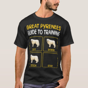 Great Pyrenäen Guide to Training Dog Obedience T-Shirt