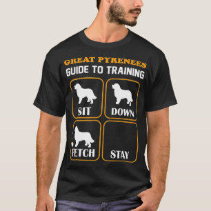 Great Pyrenäen Guide to Training Funny Dog Haustie T-Shirt