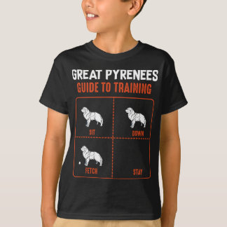 Great Pyrenäen Guide to Training Funny Dog Pet Lov T-Shirt