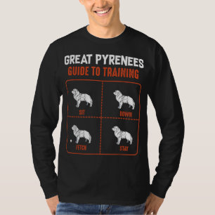 Great Pyrenäen Guide to Training Funny Dog Pet Lov T-Shirt