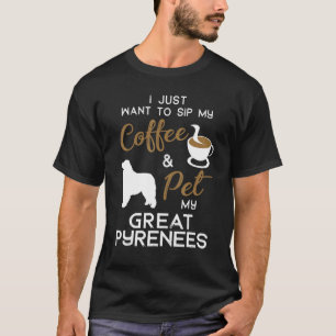 Great Pyrenäen Hund Kaffeehalter Xmas Geburtstag T-Shirt